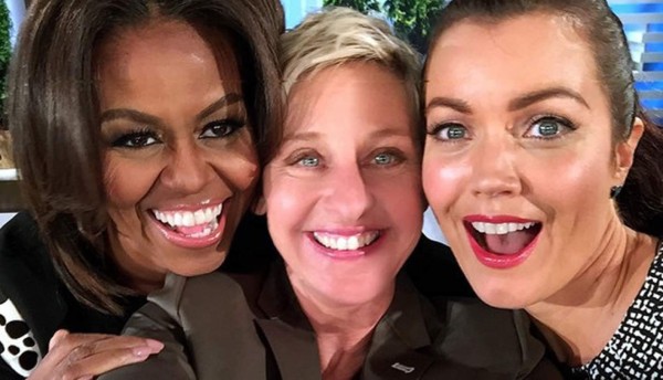 Michelle Obama se divierte en show de Ellen DeGeneres