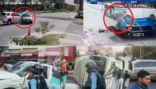 ¡Brutal! Los accidentes de tránsito más impactantes de la semana en San Pedro Sula