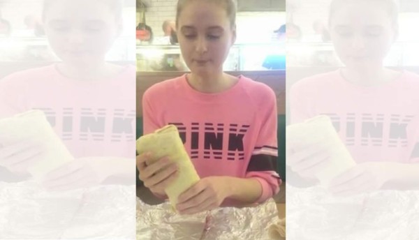 La exmiss mundo que devora burritos en un minuto