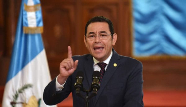 Presidente Jimmy Morales asegura que en Guatemala 'se cumplirá la ley”