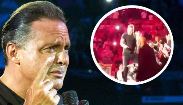Luis Miguel a punto de caerse en concierto de San Marcos