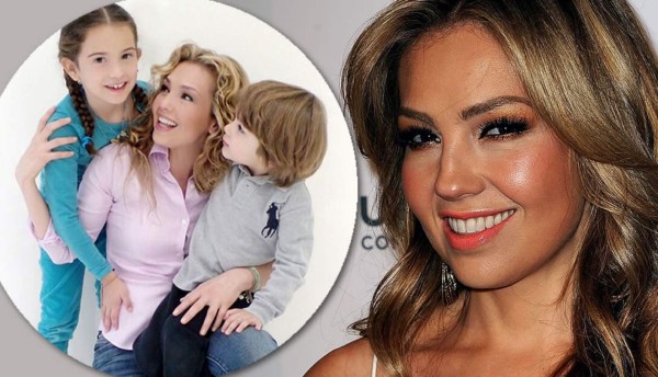 ¡Por fin! Thalía muestra a sus dos hijos