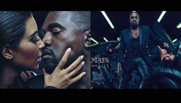 Kim Kardashian y Kanye West suben la temperatura en sesión de fotos de Balmain