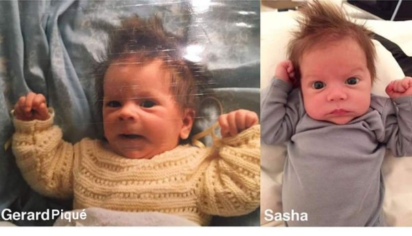 Shakira muestra otra foto de Sasha, que es igualito a Piqué