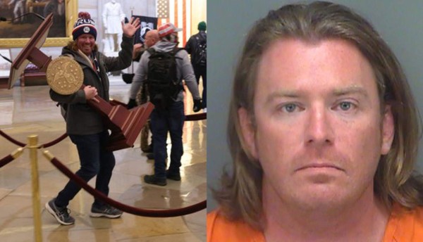 Detienen a seguidor de Trump que cargaba el atrio de Pelosi