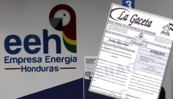 Gobierno de Honduras cancela el contrato de la EEH