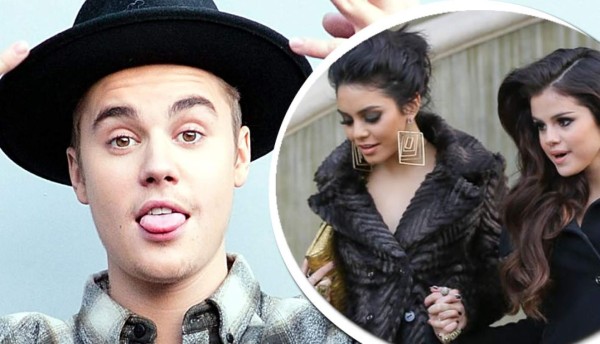 Vanessa Hudgens se interpone entre Selena Gomez y Justin Bieber&nbsp;&nbsp;
