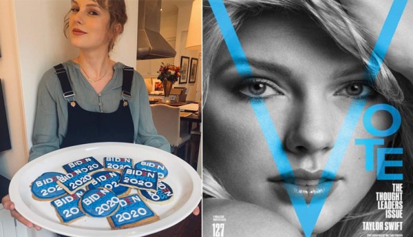 Taylor Swift se suma a la campaña por Joe Biden