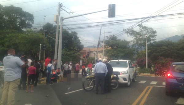 Motociclista pierde la vida en accidente vial en San Pedro Sula