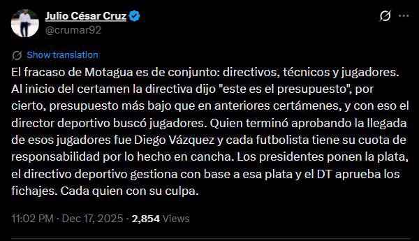 No perdonan a Motagua y señalan a culpables tras eliminación ante Olimpia