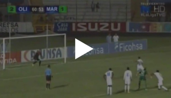 VIDEO: Así falló Roger Rojas falla el contra Marathón