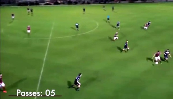 VIDEO: ¡Obra de arte! Golazo al estilo 'tiki taka' del Barcelona