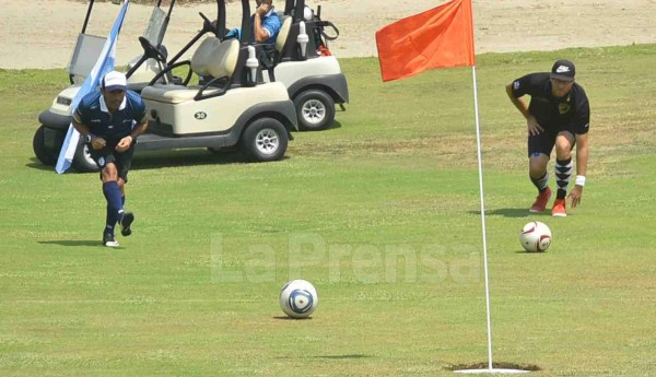 Exmundialista 'Ratón' Ayala se consagró campeón del Footgolf Honduras
