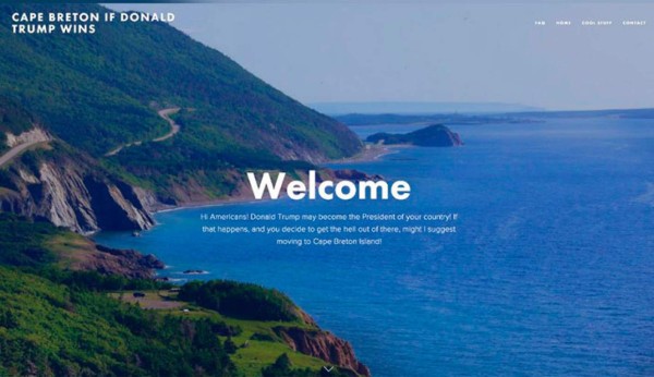 Una isla ofrece refugio a estadounidenses si Trump gana elecciones