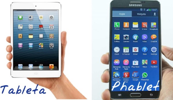 Diferencias entre una tableta pequeña y una phablet