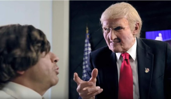 A Donald Trump no le cayó bien la estrella que recibió Eugenio Derbez