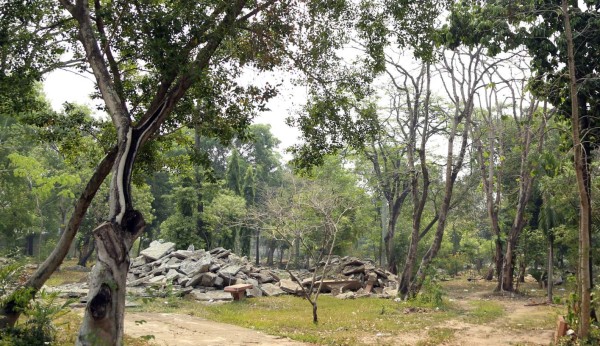 Paralizada se encuentra la construcción del megaparque en barrio Las Palmas