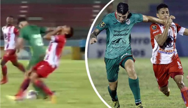 Ryduan Palermo sufre su primera expulsión en el fútbol de Honduras y así reaccionó