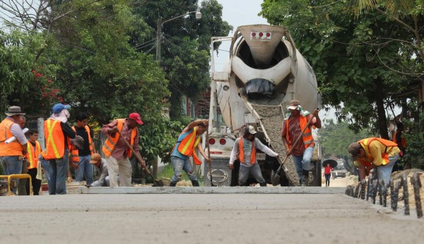Más de 60,000 metros lineales de nuevo pavimento hay en San Pedro Sula