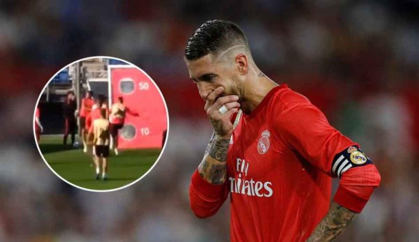 Video: Sergio Ramos pierde la paciencia y agrede a compañero del Real Madrid