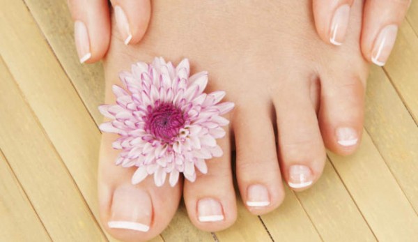 Pies bellos en el verano