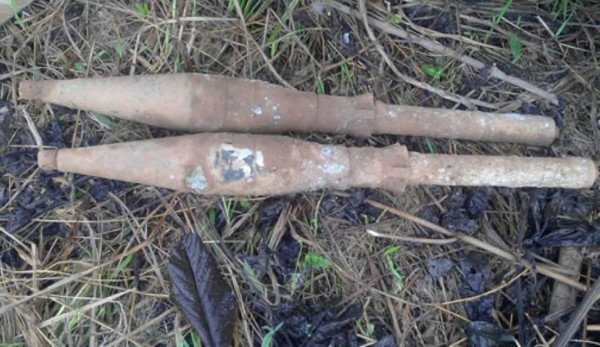 Encuentran dos potentes granadas en Olancho