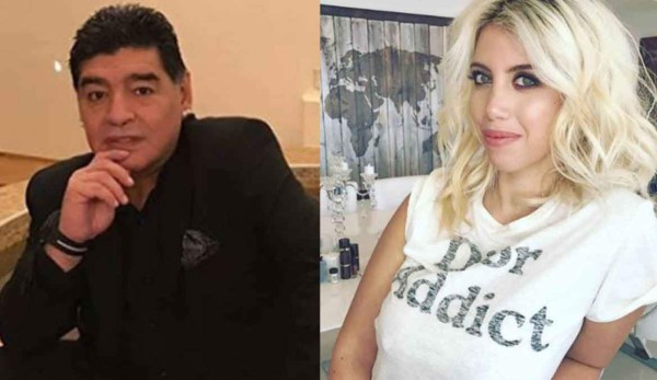 ¡Escándalo! Revelan que Maradona pasó toda una noche con Wanda Nara