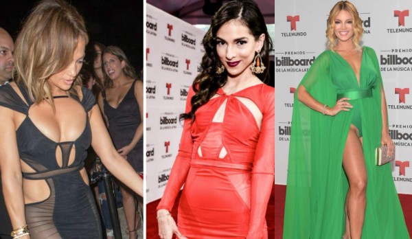 Las que repitieron y hasta enseñaron en los Billboard 2016