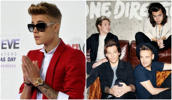 Guerra entre Justin Bieber y One Direction