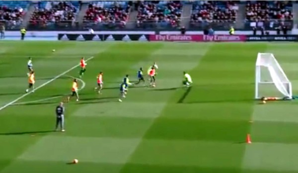 VIDEO: Cristiano 'recibió' a Zidane con un golazo de vaselina