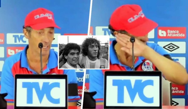 Pedro Troglio, entre lágrimas por muerte de Maradona: 'Este 2020 ha sido una desgracia, perdí a mi padre y a Diego'