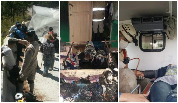 Accidentes reportados por los Bomberos en Honduras