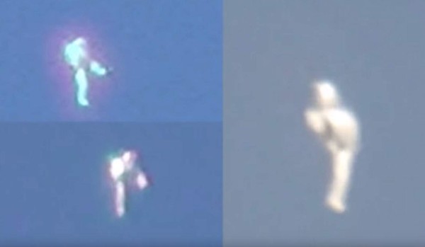 Captan extraño objeto con forma humana en el cielo de Los Ángeles