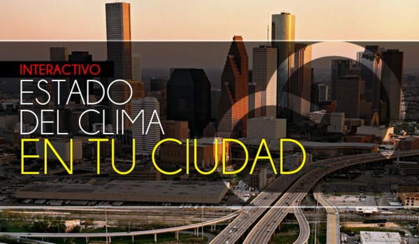 Conoce el clima de hoy para tu ciudad