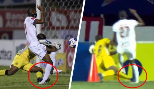 ¡VIDEO! El penal de 'Buba' López sobre Jerry Bengtson que dio el triunfo al Olimpia