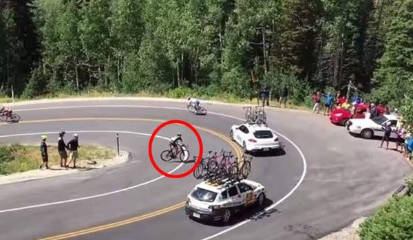 Brutal accidente de ciclista británico y otros dos en el Tour de Utah
