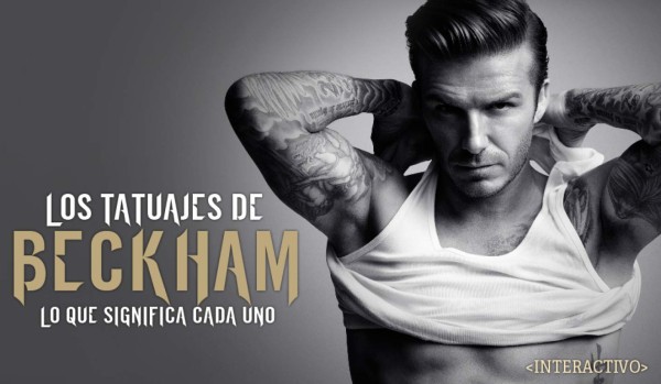 Conoce el significado de los 40 tatuajes de David Beckham