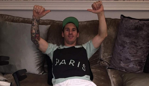 'Y así estoy yo H...', la enigmática foto de Messi en Instagram