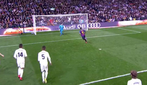 El gol a lo Panenka de Luis Suárez en el clásico Real Madrid - Barcelona