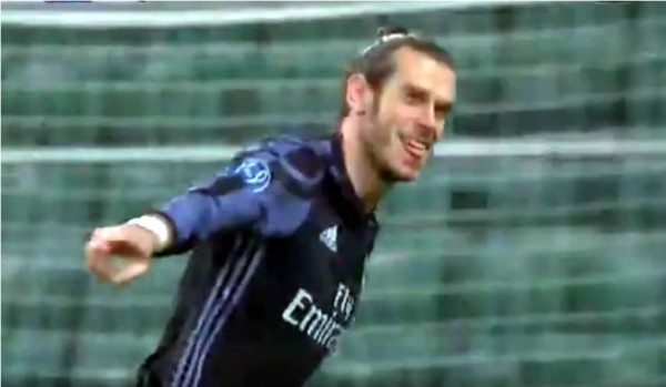 Video: Grandioso golazo de Gareth Bale ante Legia Varsovia
