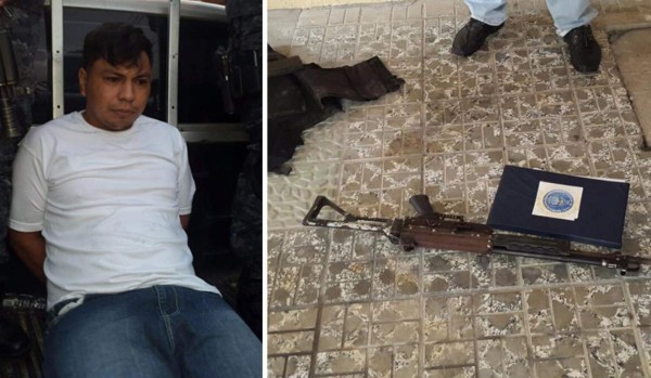 Detienen a integrante de la Mara Salvatrucha con armas de grueso calibre