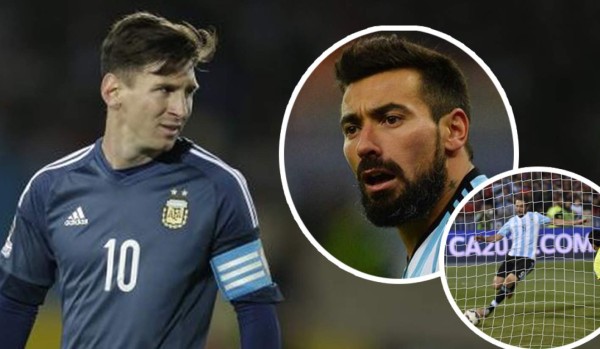 Lavezzi reprocha a Messi por jugada en final de la Copa América