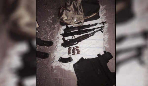 Decomisan armas y vehículo para cometer crimen en Tegucigalpa