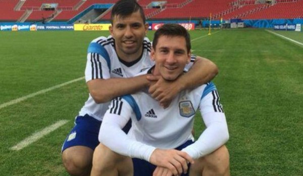 'Messi se cag.. de la risa”: Kun Agüero