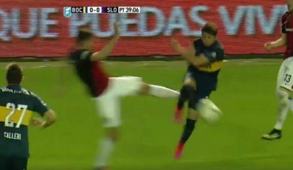 Fatal patada de Mario Yepes a jugador de Boca genera ola de críticas
