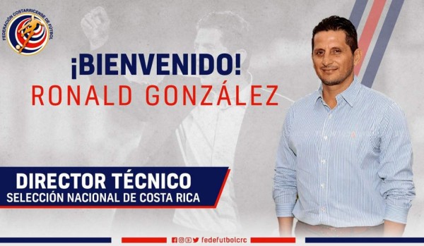 Costa Rica nombra a Rónald González como su nuevo entrenador