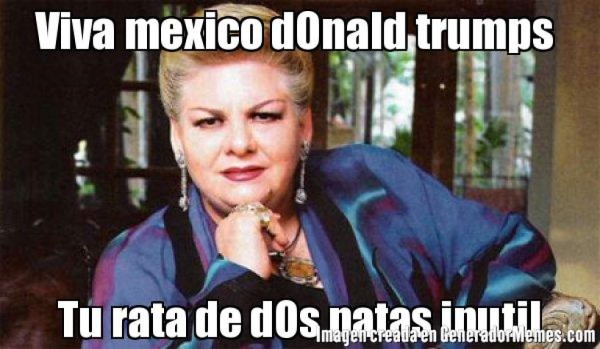 Paquita se queja que la tienen hasta el 'copete' comparándola con Trump
