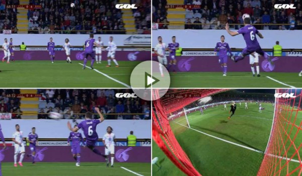 Video: El espectacular golazo de tijereta de Nacho con el Real Madrid