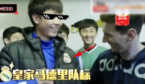 Aficionado del Real Madrid no quiso saludar y tomarse foto con Lionel Messi