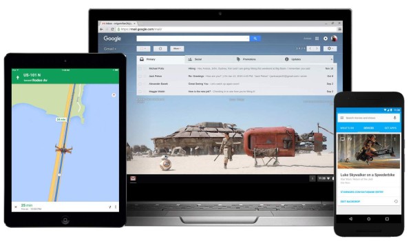 Google despierta la Fuerza en sus apps